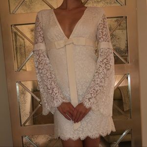 Vintage White Lace Dress